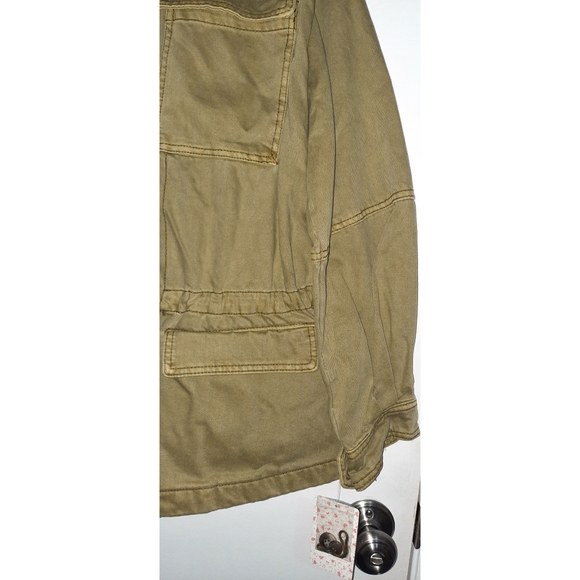 FREE PEOPLE SEIZE THE MOMENT MILITARY JACKET - Picture 7 of 10